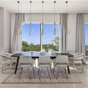 Luxury 4-Bedroom Villa with generous sized Infinity Pool near Buje, Istria. Sleeps 8
